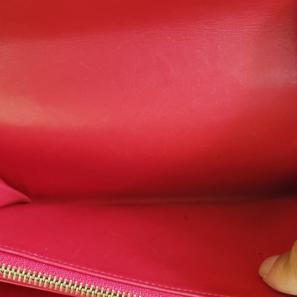 Louis Vuitton Porte Monnaie Vernier Red Wallet - Picture 6 of 7
